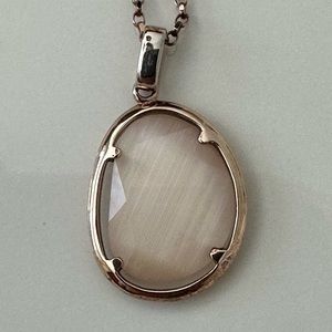 Simona Rose Gold Plated Sterling Silver Necklace